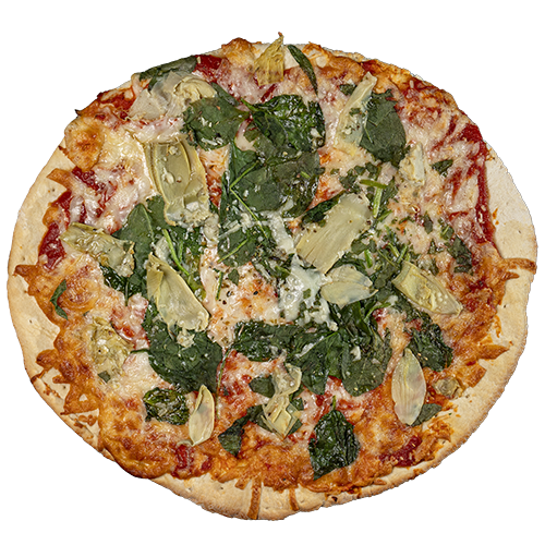 Frozen Shakespeare’s spinach and artichoke pizza